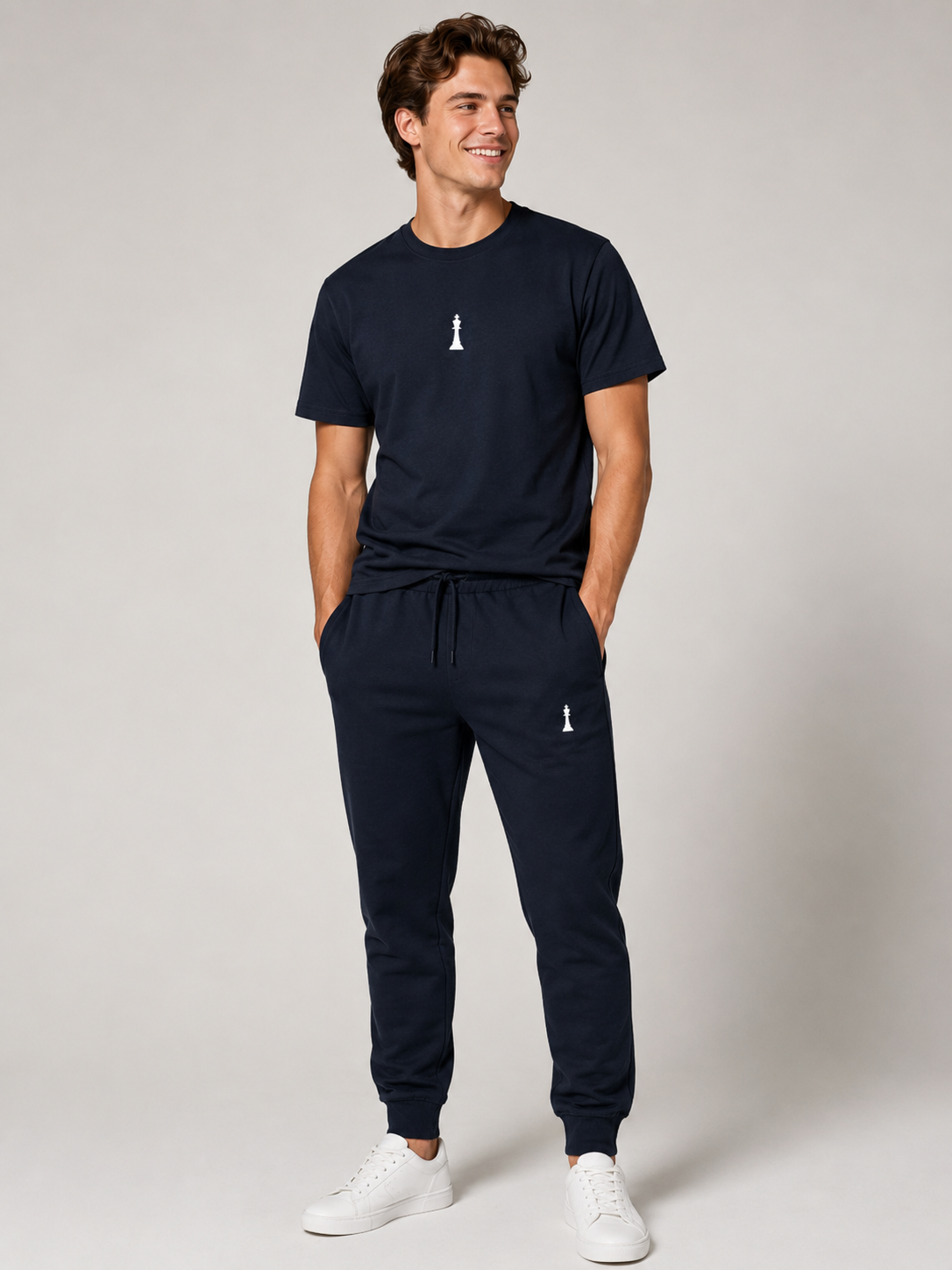 Premium Navy-Blue Lange Broek